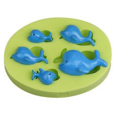 Forma silikonowa Wieloryby