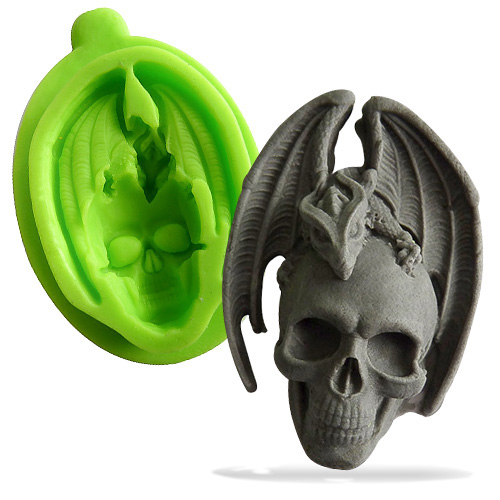 Forma silikonowa – Czaszka z smokiem