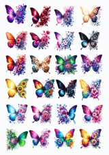 Jedlý tisk – Květinoví motýli: Magická proměna