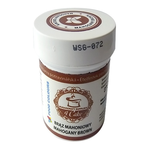 Farba żelowa Food Colours Mahoń Brązowy