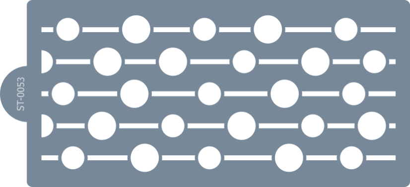 Szablon cukierniczy (Stencil) Wesołe liczydło