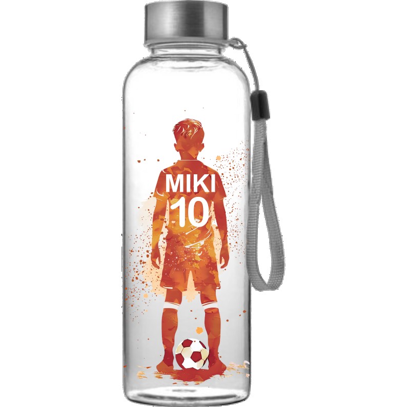 Personalizovaná tritanová láhev Fotbalista 500ml – se jménem na přání
