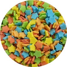 Cukrowe gwiazdki kolorowe - 50g