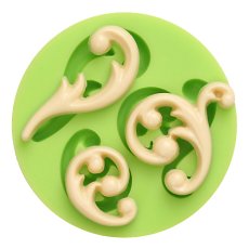 Forma silikonowa trzy ornamenty