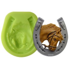 Forma silikonowa podkowa z głową konia