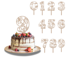 Tortový zápich Číslovka Morský svet