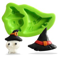 Forma silikonowa – Halloween: Duo duch i kapelusz