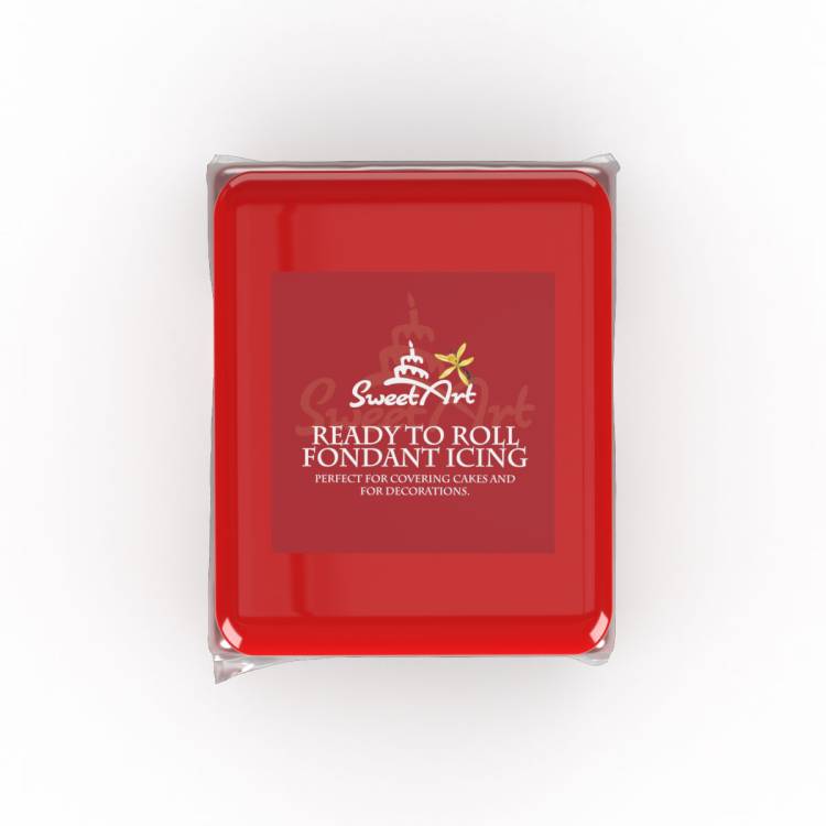 SweetArt cukrářská hmota červená