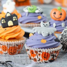 Papierowe babeczki Halloween