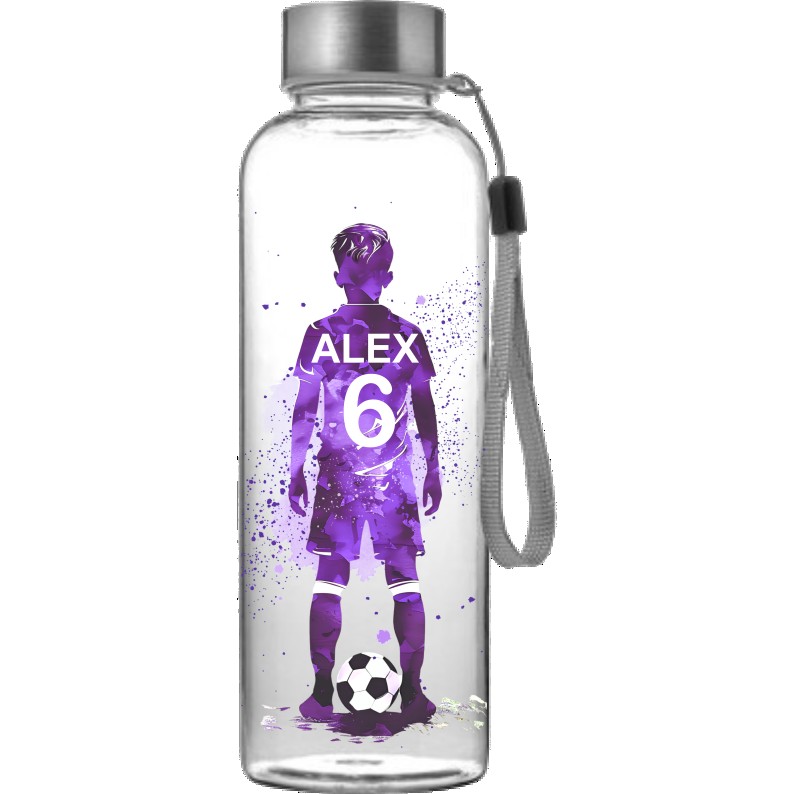 Personalizovaná tritanová láhev Fotbalista 500ml – se jménem na přání