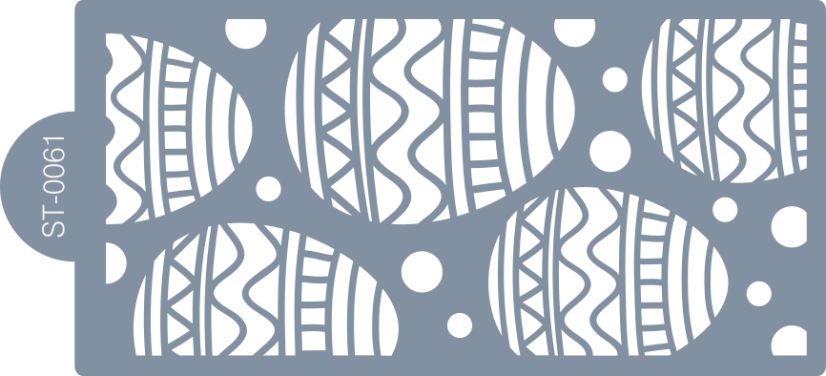 Cukrářská šablona (stencil) - Velikonoční kraslice II