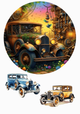 Wydruk jadalny – Elegancja klasyków w kwiatach