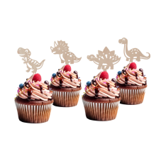Cupcake zápichy Dinosauři – Set 4 ks