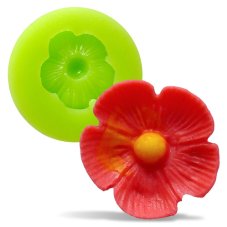 Foremka silikonowa – Mały kwiatek (15 mm)