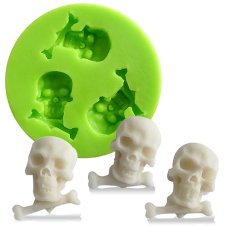 Silikónová formička – Lebky so skríženými kosťami