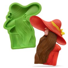 Forma silikonowa - Kobieta w kapeluszu