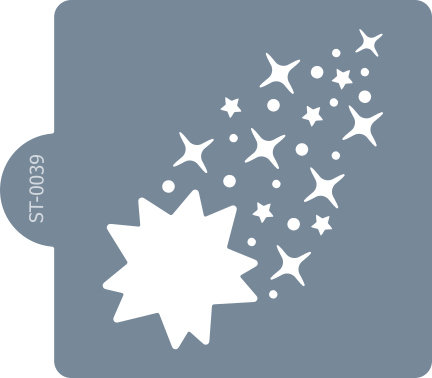 Cukrářská šablona (Stencil) Hvězdný roj Cukrářská šablona (Stencil) Hvězdný roj