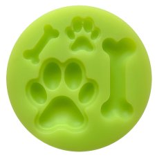 Silikónová formička – Psie labky a kosti