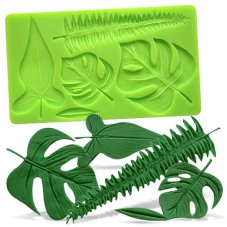 Silikónová formička – Listy I (veľká sada 5 motívov)