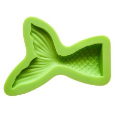 Silikonová formička - ocas mořské panny (82x58 mm)