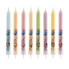 Tortové sviečky Mickey a priatelia – 8 ks (9 cm)