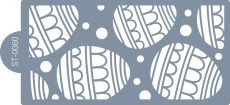 Cukrárska šablóna (stencil) - Veľkonočné kraslice I