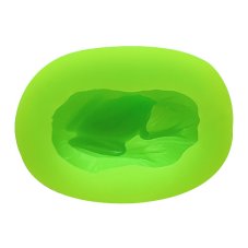 Silikonová formička – Mini žabička na lístečku