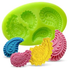 Silikónová formička – Ozdobné ornamentálne lístky