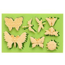 7ES 0207 Butterflies Series Silicone Molds Fondant Mould for cake decorating