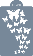 Szablon cukierniczy (stencil) - Taniec motyli