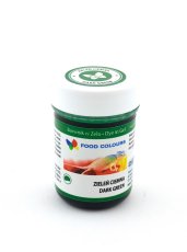 Farba żelowa Food Colours ciemnozielona