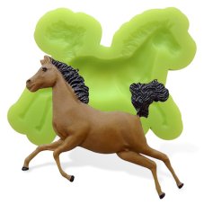 Silikónová formička – Baložiaci kôň v detailoch