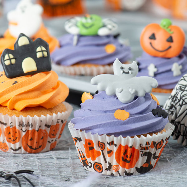 Papierowe babeczki Halloween