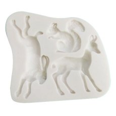 Forma silikonowa zwierzęta leśne