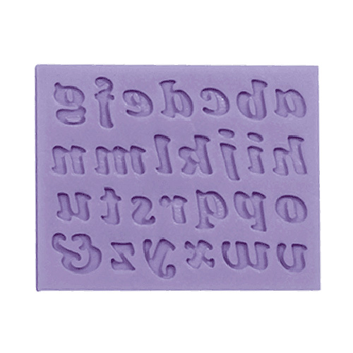 Forma silikonowa alfabet
