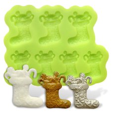 Silikonowa forma Świąteczna skarpeta