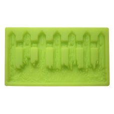 Silikónová formička – Plot s trávou a kameňmi