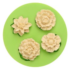 Forma silikonowa cztery kwiaty