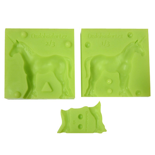 Forma silikonowa 3D koń/jednorożec