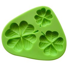 Forma silikonowa koniczynki na szczęście II