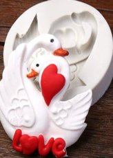Forma silikonowa dwa łabędzie