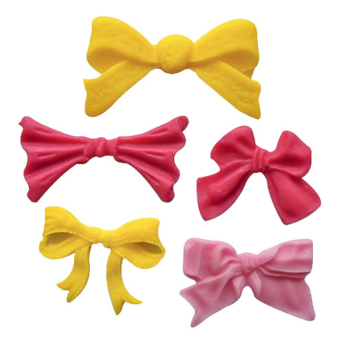 Forma silikonowa – Kokardy (zestaw 5 wzorów)