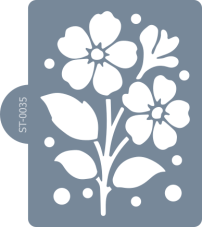 Szablon cukierniczy (Stencil) Kwitnąca gałązka