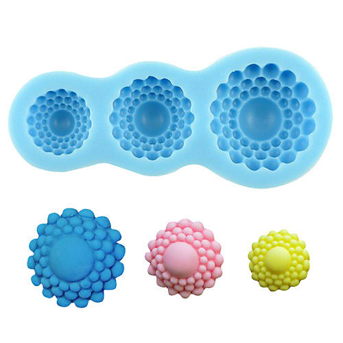 Forma silikonowa - guziki (100x45 mm)