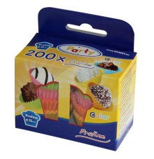 kosicky na pralinky nepromastitelne barevne 2 5 x 1 8 cm 200 ks