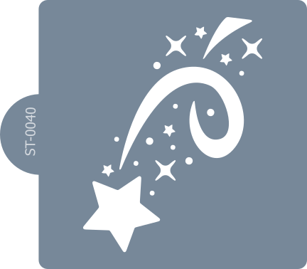 Cukrářská šablona (Stencil) Kouzelná hvězda