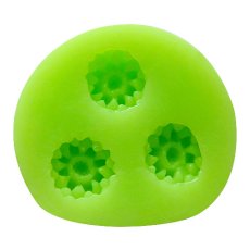 Forma silikonowa – Trzy kwiatuszki