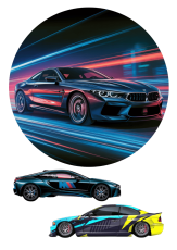 Jedlý tisk – BMW Night Drive: Estetika rychlosti