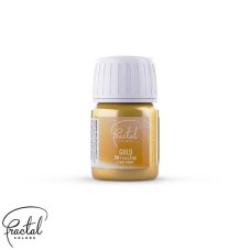 Tekutá metalická farba Fractal – Gold (30 ml)