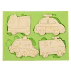 Forma silikonowa cztery samochody